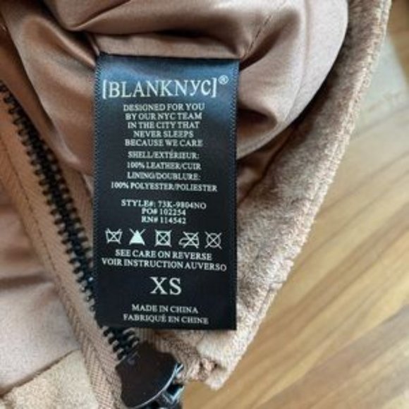 NWT! BLANK NYC Suede Moto Jacket - Picture 2 of 15